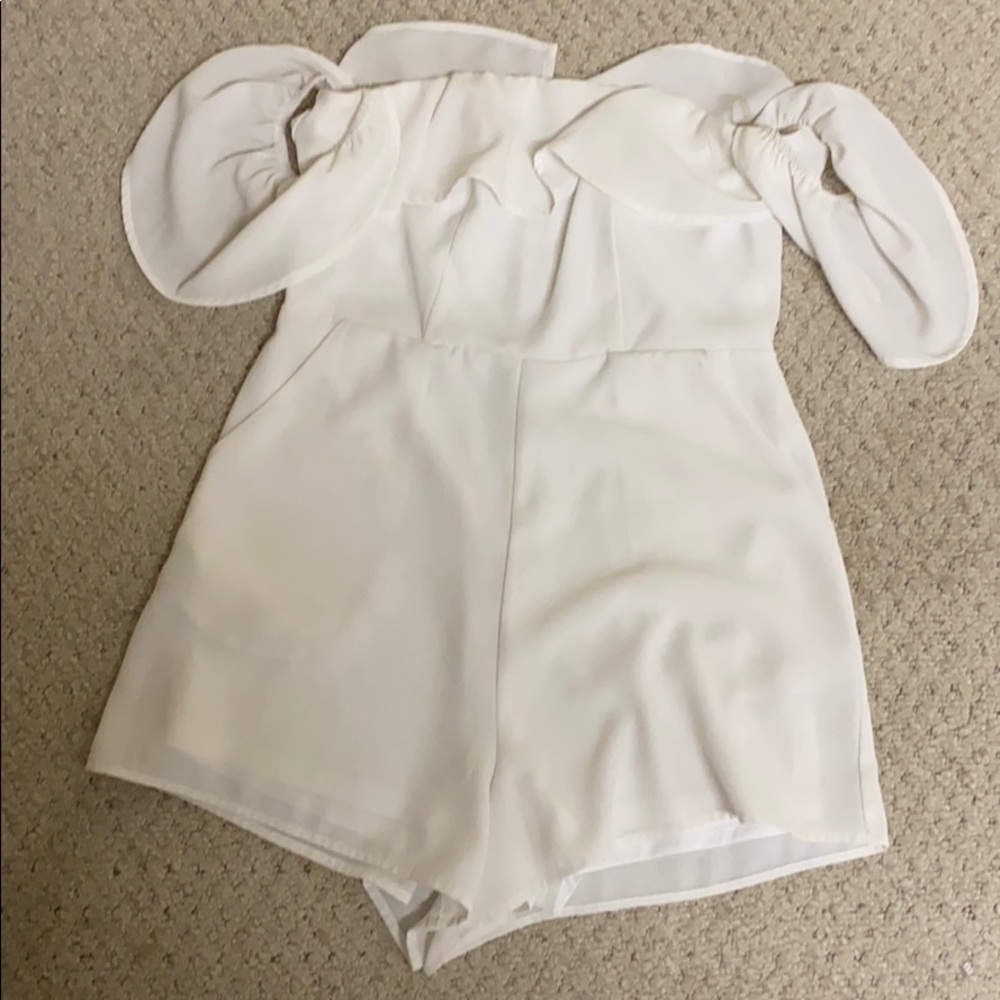 Off the shoulder romper